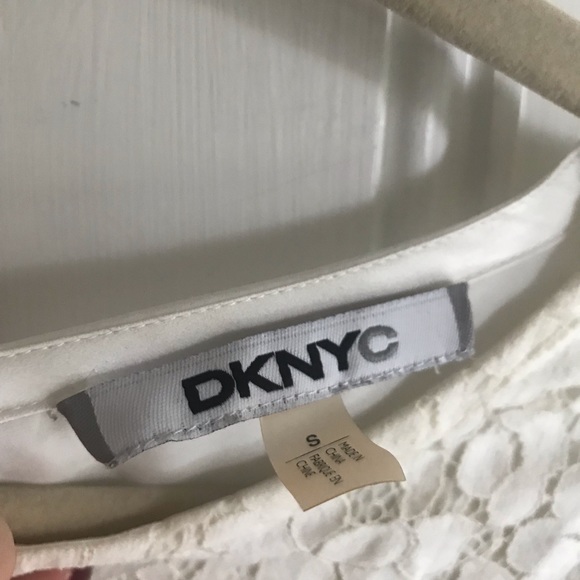 DKNY Ivory Lace Top - Picture 3 of 5